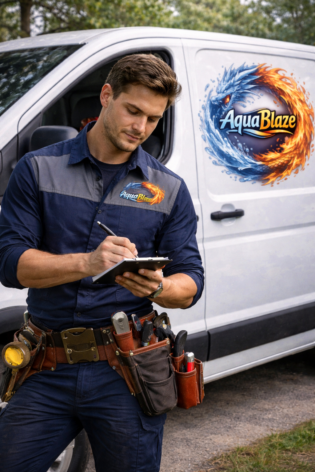 Aquablaze — Plombier en intervention